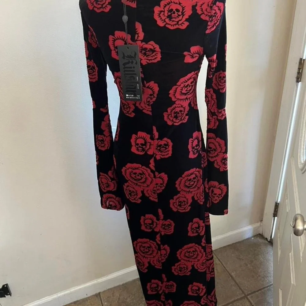 Killstar Pandoras box maxi dress size small NWT - Picture 3 of 8